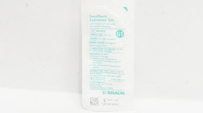 Braun 471973 Smallbore Extension Set 61 inch x 2 mL (Approx.)
